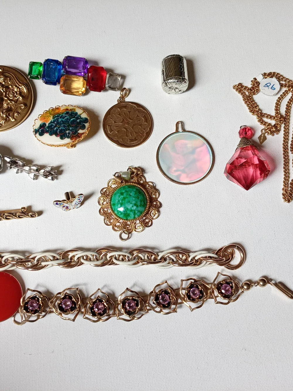 Gold-Tone Silver Tone Vintage Jewelry Bundle